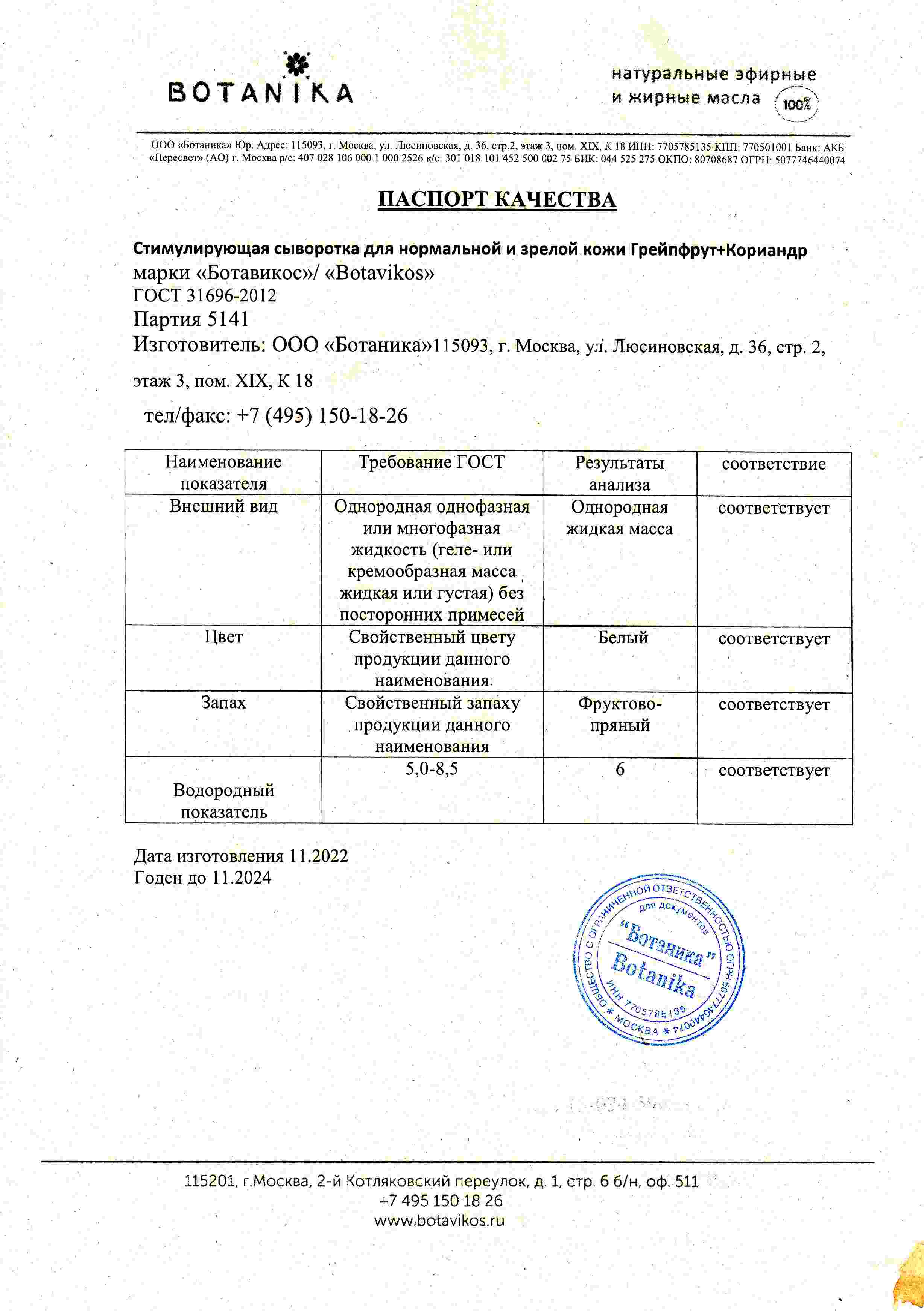 Паспорт №112022